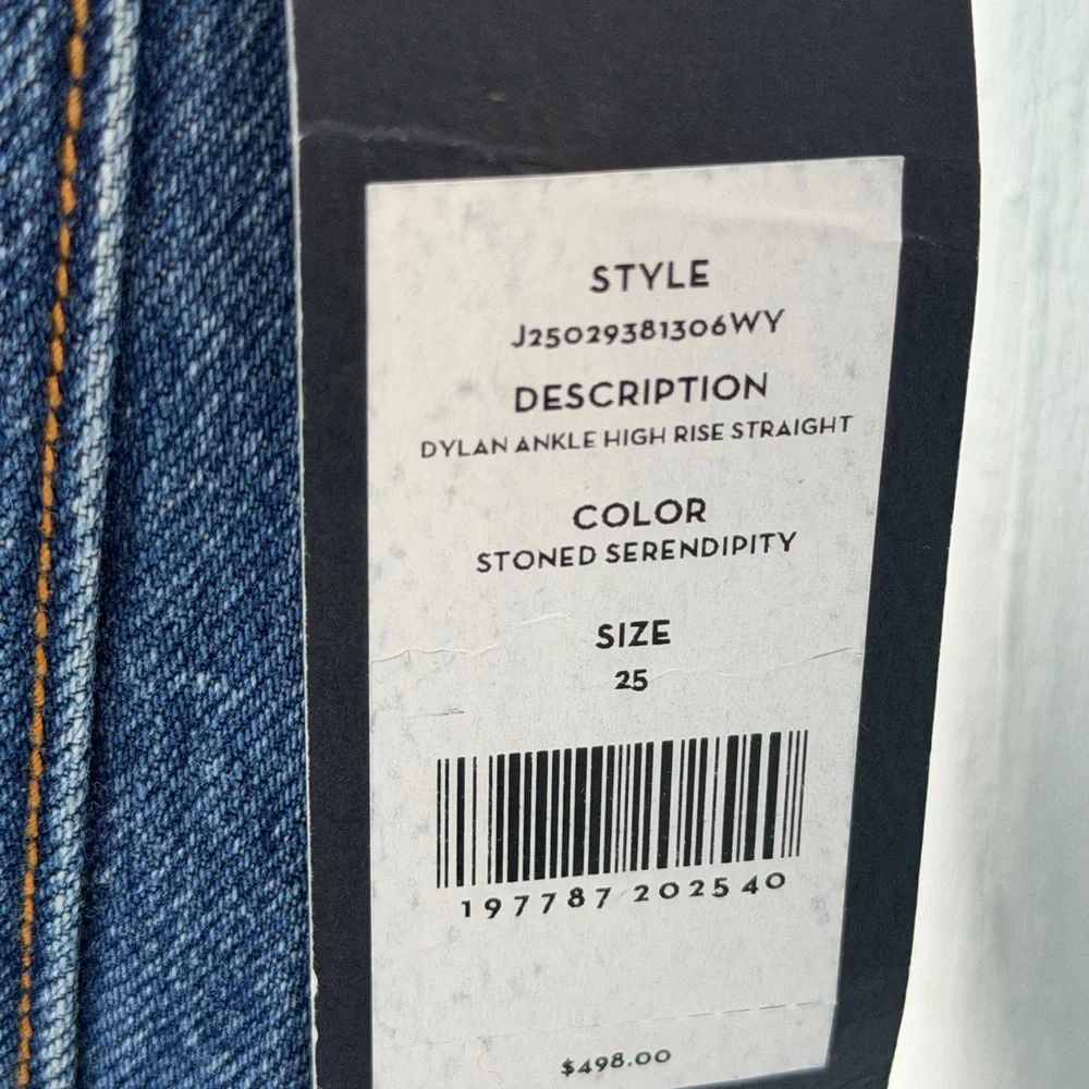 Veronica Beard NWT Dylan Ankle Studded Jeans Size 25✨ - Picture 2 of 7